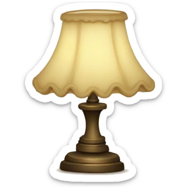dim lamp sticker