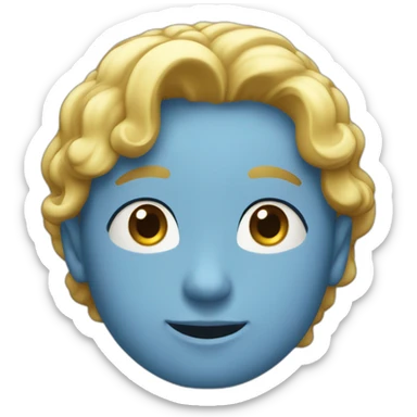 Etoile blue ou milieu vrifie sticker