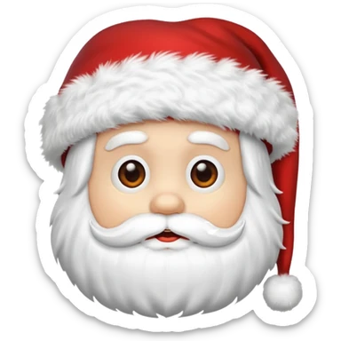 santa hat only no face no head sticker