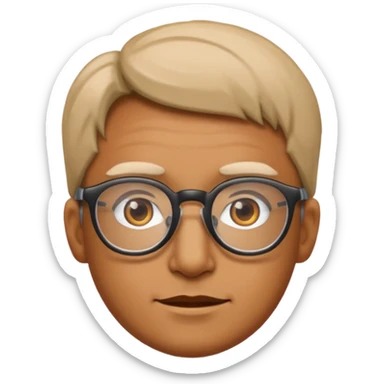 el ile gözlük sticker