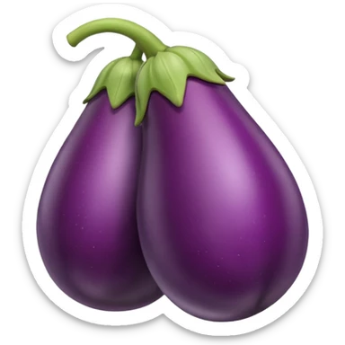 eggplant sticker