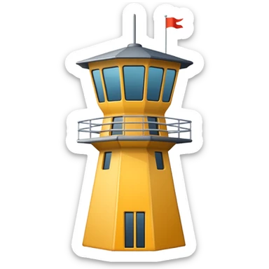 air traffic control tower sticker