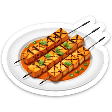 Panner tikka sticker