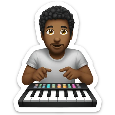 Beat maker sticker