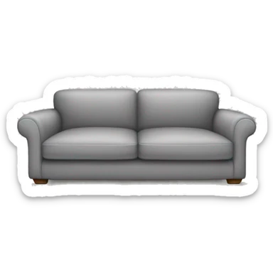 grey couch sticker