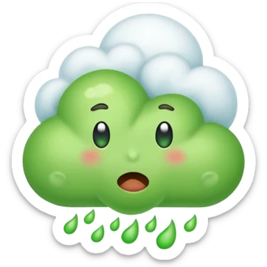 green fart air sticker