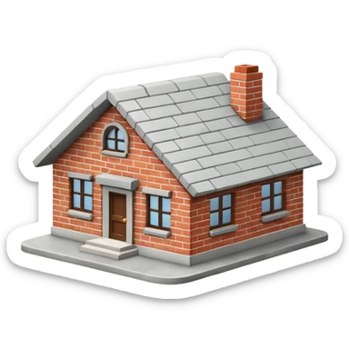 house no trees  not wooden like cartoonish almost only the front sticker