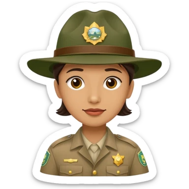 Park ranger sticker