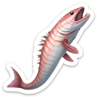 Giant oarfish sticker
