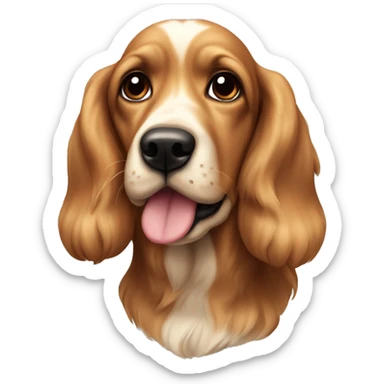 Cachorra cocker  sticker