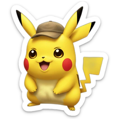 Pikachu tete sticker