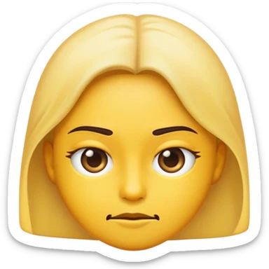 Emoji side eyeing  sticker