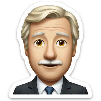 prime minister Dick Schoof of The Netherlands sticker