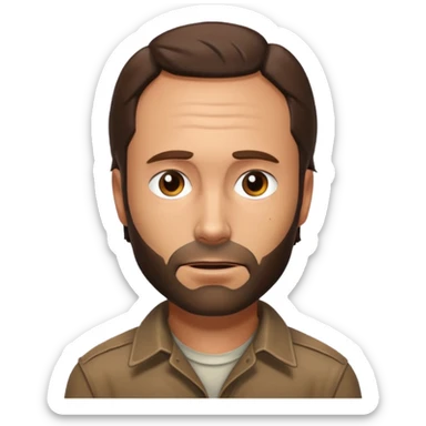Rick Grimes sticker