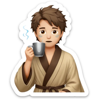 good morning oh no its monday coffeeee sticker