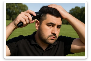 shu odamni soch olayotgani  sticker