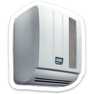 Air Conditioner flowing air sticker