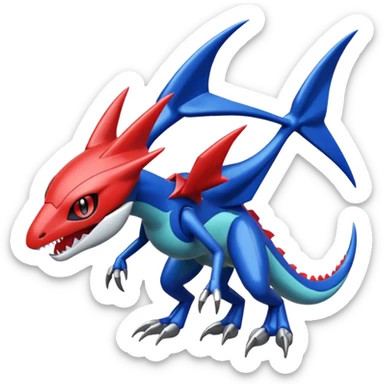 Meloetta-Scizor-Garchomp-Pokémon-Digimon-Fakémon-creature sticker