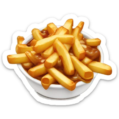 Poutine qui appelle  sticker