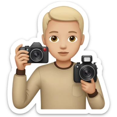 rear of photographer sticker