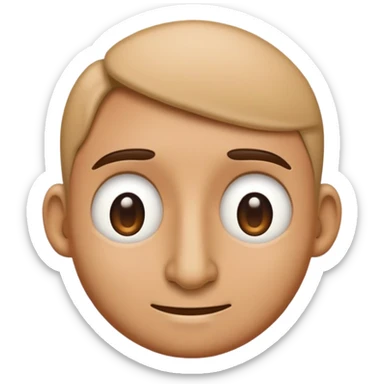 Make a emoji of a stereotypical Jew with a big nose  sticker
