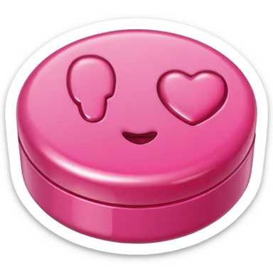 pink candy sticker