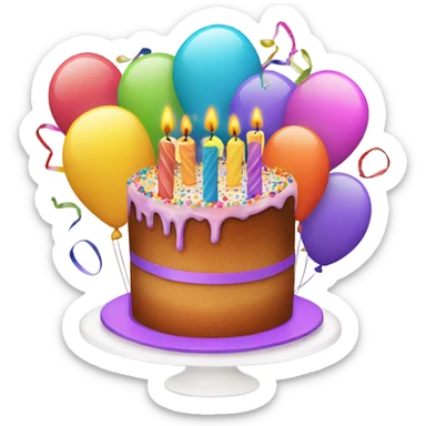 Happy birthday sticker
