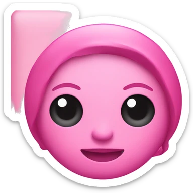 Pink instagram icon sticker