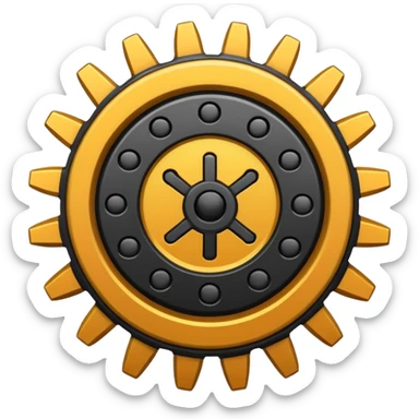 gear with tick sticker