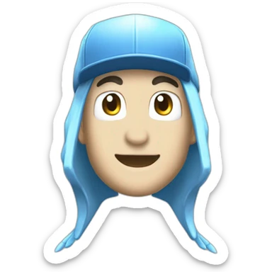 crazyfunny head hat ice Articuno pokemon pixelmon sticker