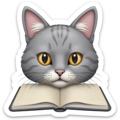 a pencil drawing in a notebook  sticker