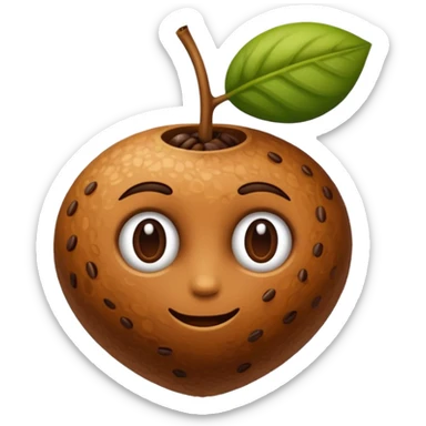 one piece of coffee seed sticker