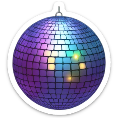 disco ball sticker