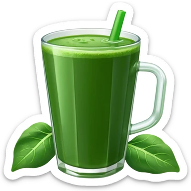 spinach juice sticker