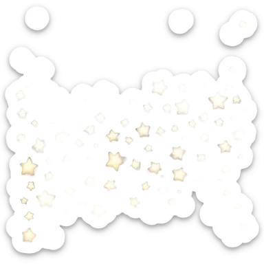 Lots of stars sticker