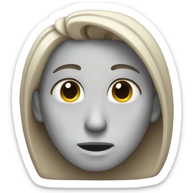 emoji giving judgmental look sticker