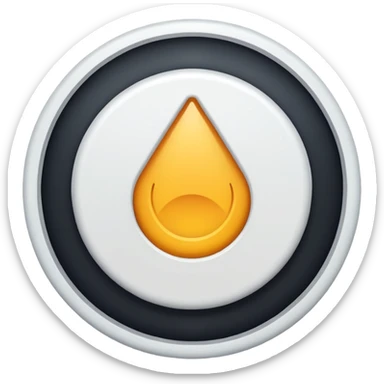 1 in the center of circle sticker