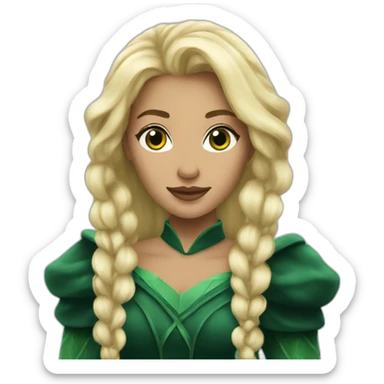 Slytherin princess blonde sticker