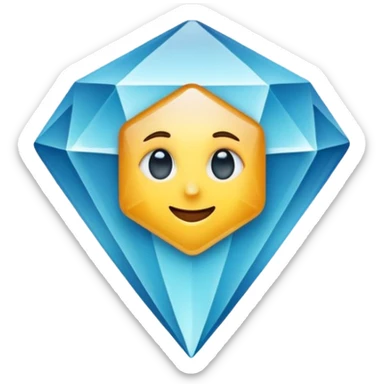 An emoji-style logo with the text "AIiQ" in a diamond-shaped, modern design.

 sticker