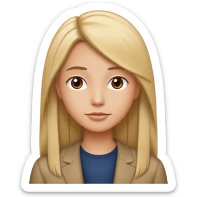 alisando cabello sticker