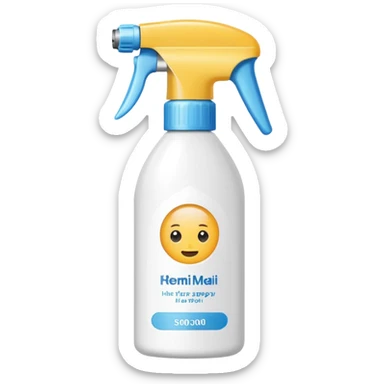 Hair removal spray emoji sticker