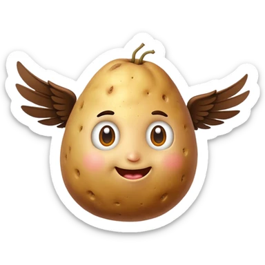 patate volante sticker