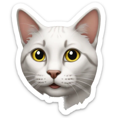 Cat krazy sticker