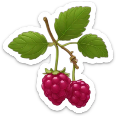 Une Framboise toute seul sticker