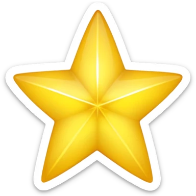 A SINGLE STAR  sticker