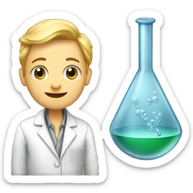 Laboratoire de chimie sticker