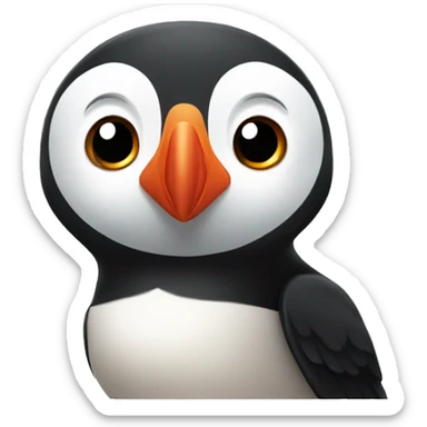 cute puffin sticker
