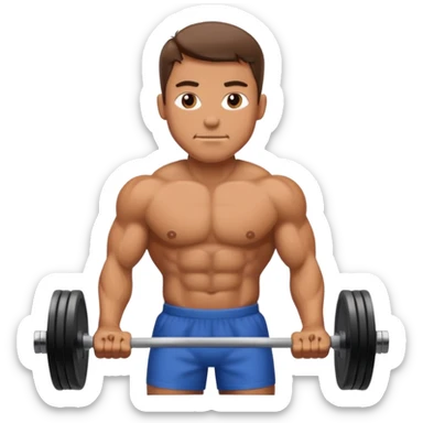 man lifting weights

 sticker