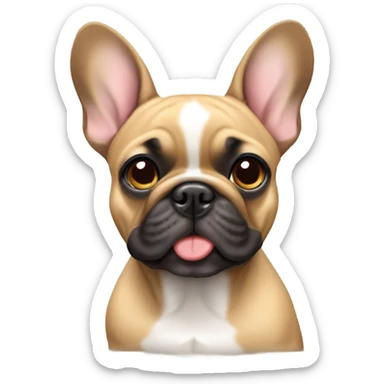 Fawn French bulldog  sticker