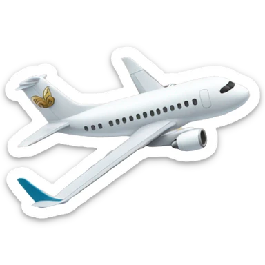 Flying to New Orleans on plane sticker